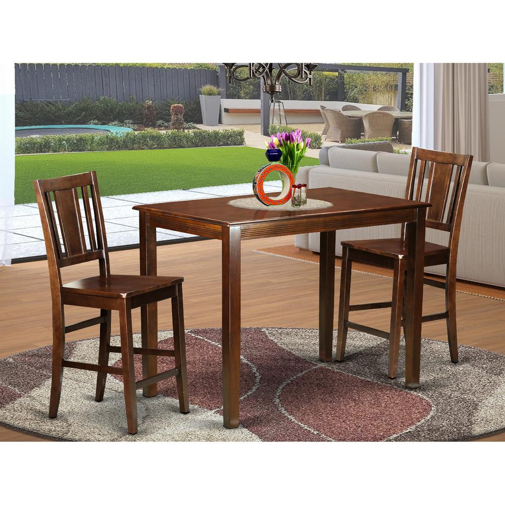 3  Pc  counter  height  Dining  set-pub  Table  and  2  bar  stools. Picture 2