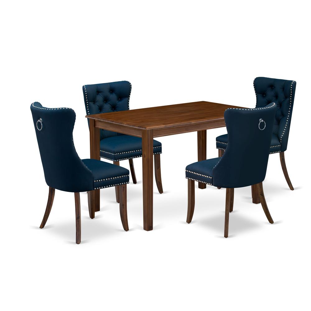 5 Piece Modern Dining Table Set. Picture 6