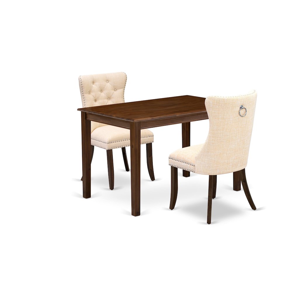 5 Piece Dining Table Set Consists of a Rectangle Kitchen Table. Picture 1