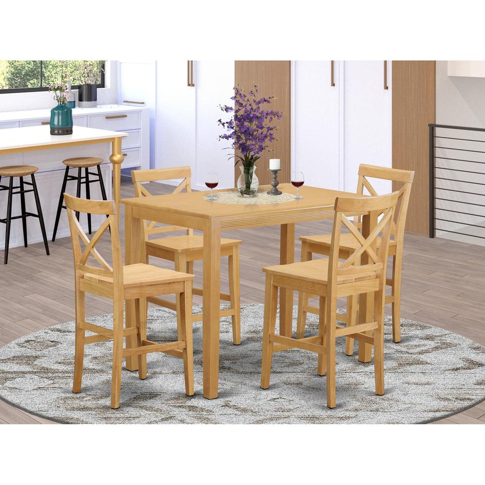 5  Pc  counter  height  Table  and  chair  set  -  high  Table  and  4  counter  height  stool.. Picture 4