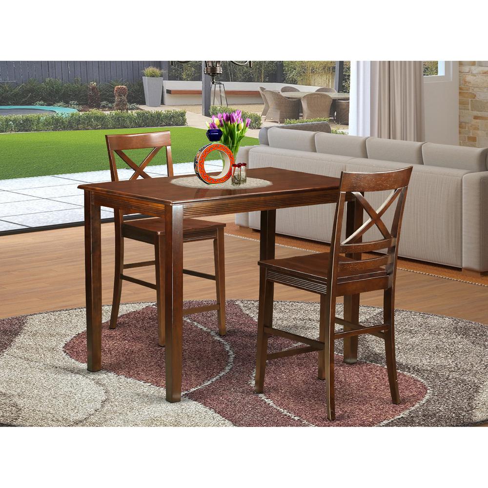 3  Pc  Dining  counter  height  set-  high  Table  and  2  Dining  Chairs.. Picture 4