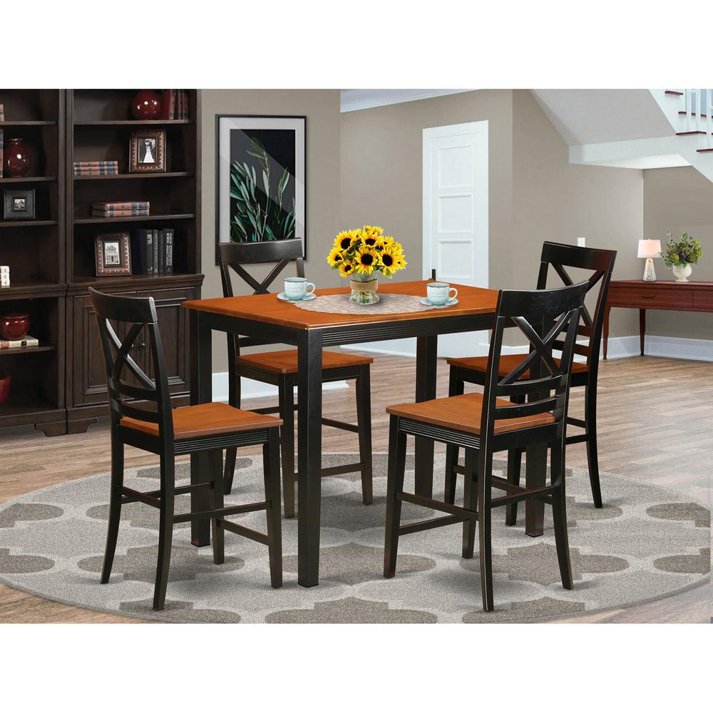 5  Pc  counter  height  Dining  room  set-pub  Dining  Table  and  4  Dining  Chairs.. Picture 2