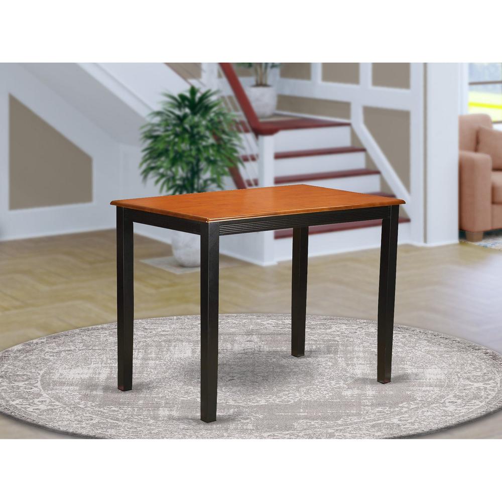Yarmouth  Counter  Height  Table  Finished  in  Black. Picture 1
