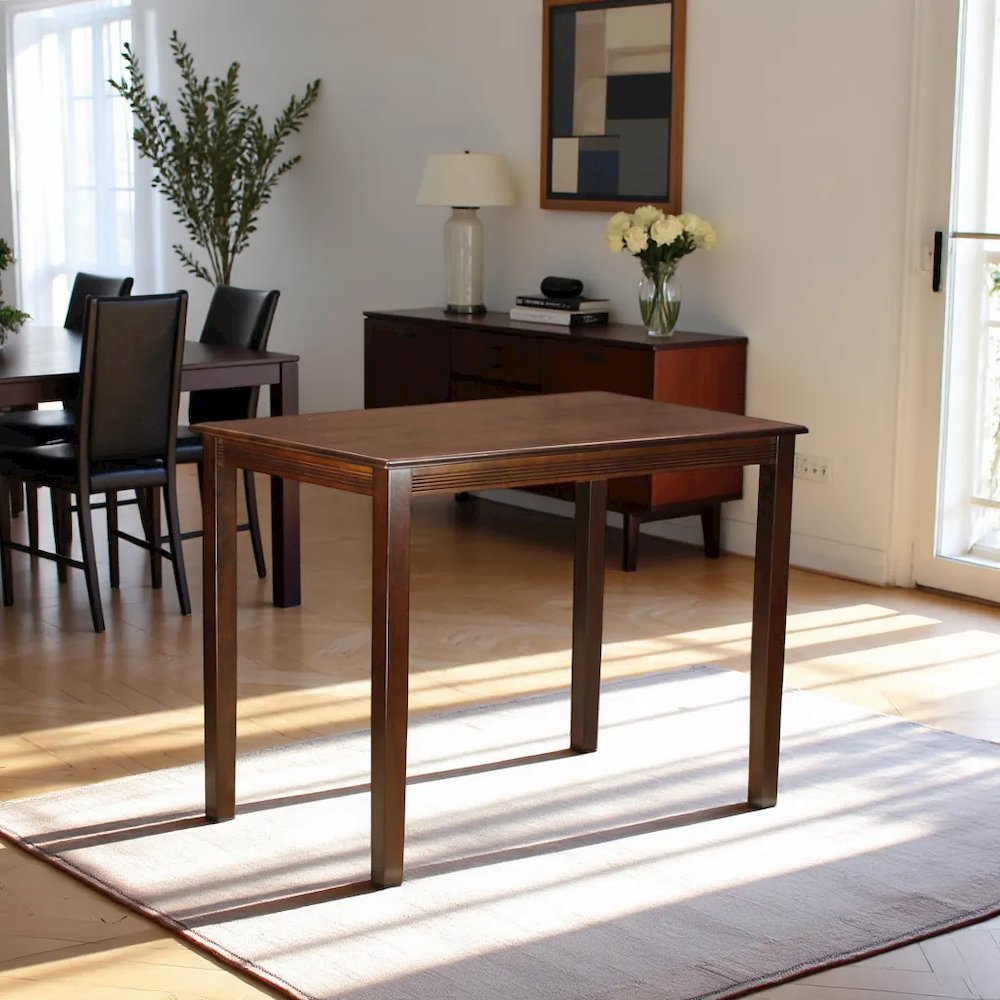 Mahogany Small Dining Table – Solid Wood Kitchen and Dining Table for 4. Picture 3