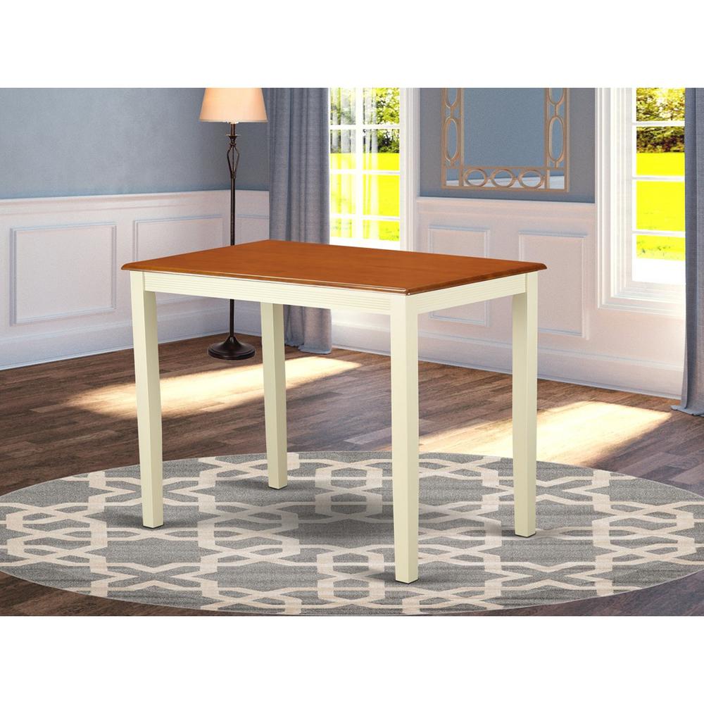 Yarmouth  Counter  Height  Table  Finished  in  Buttermilk  and  Cherry. Picture 1