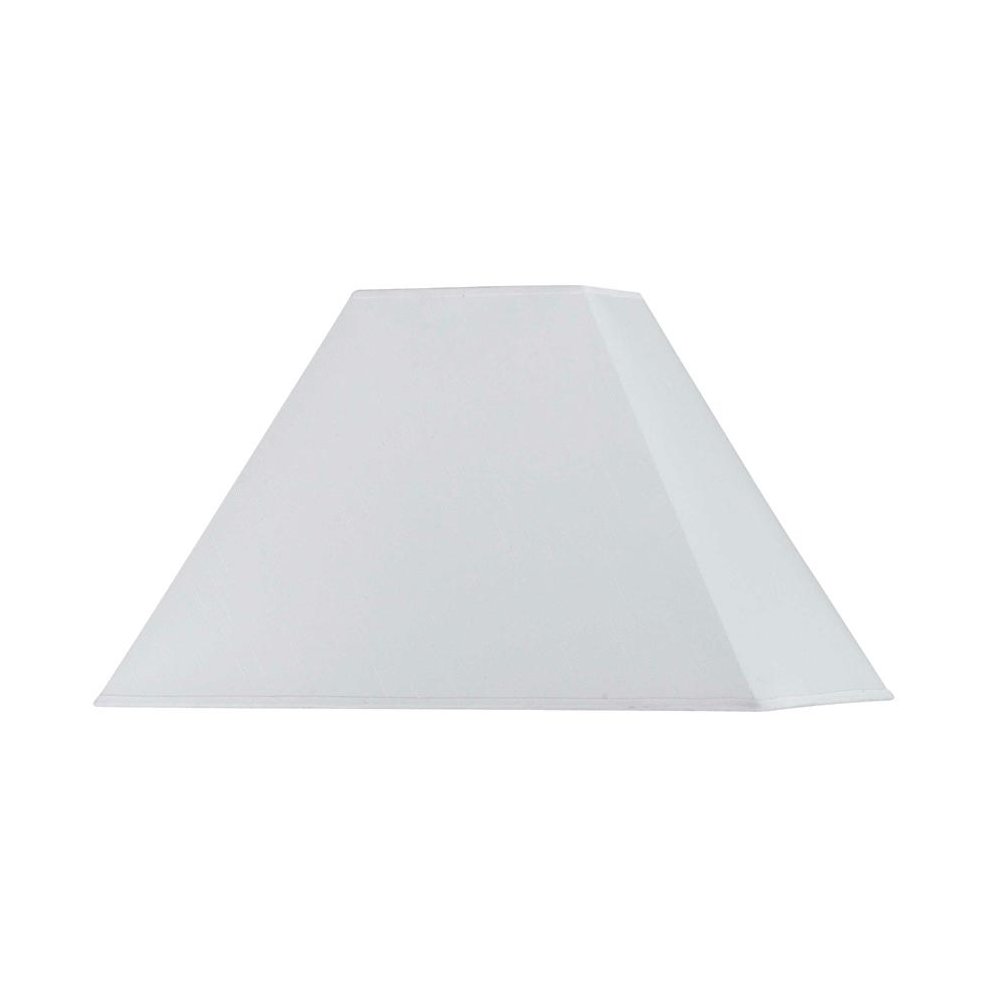 Rectangular White Hardback Shade. Picture 1