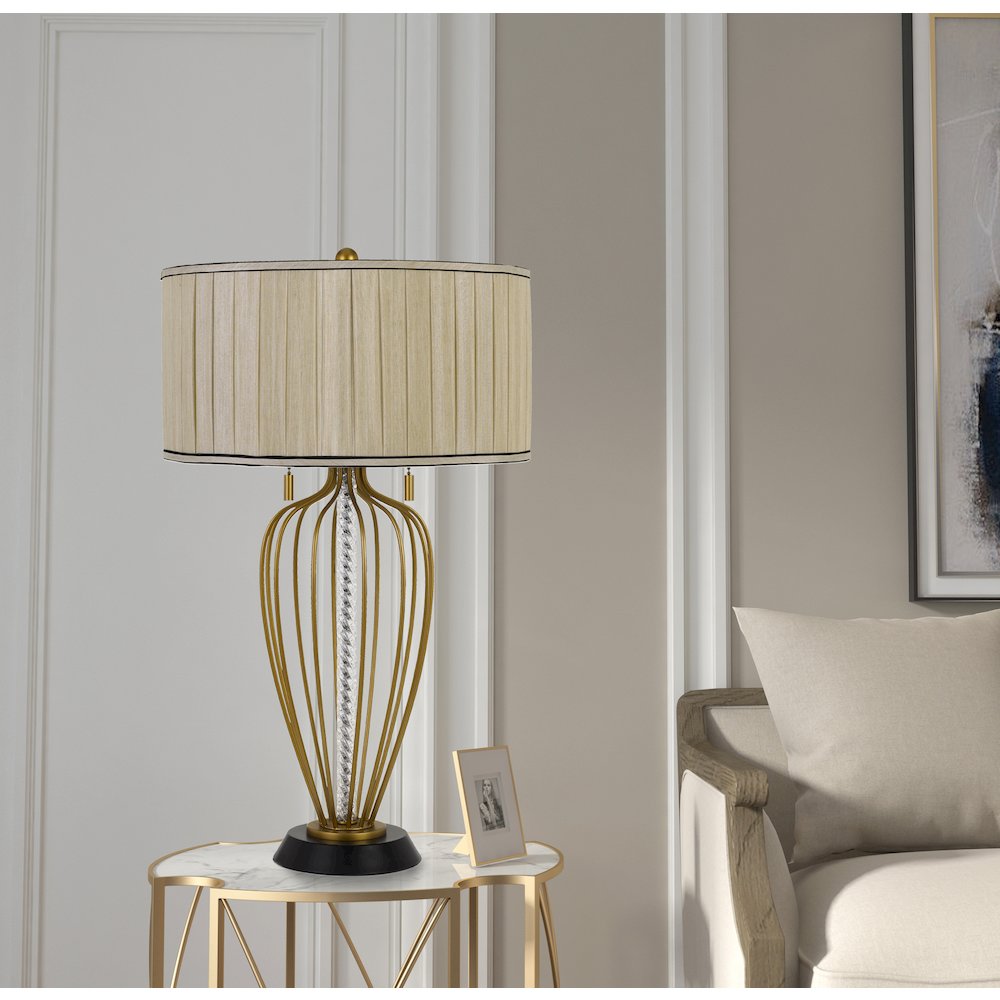 Laval 60W X 2 Metal Table Lamp. Picture 2