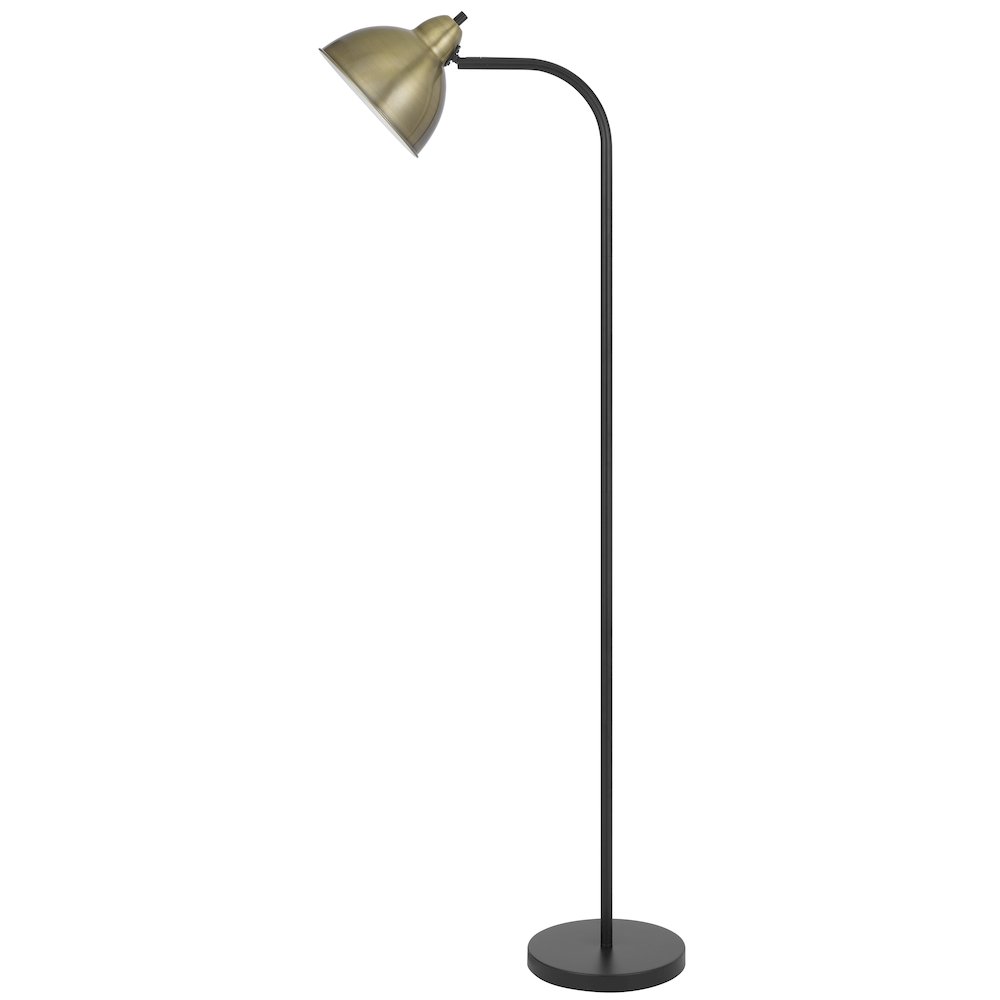 60 Watt Morley Metal Floor Lamp with Dome Shade. Picture 4