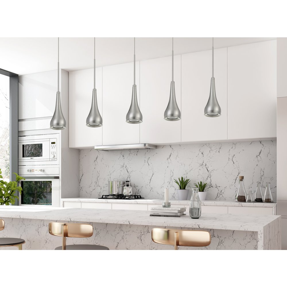 Kornos Intergrated Led 10W, 800 Lumen, 80 Cri Dimmable Metal Pendant Fixture. Picture 5
