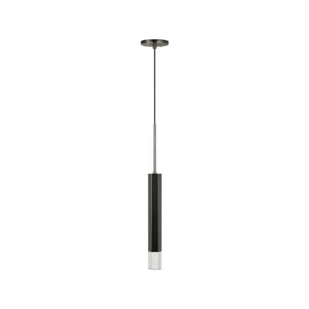 Troy Integrated Led Dimmable Hexagonaluminum Casted 1 Light Pendant. Picture 1