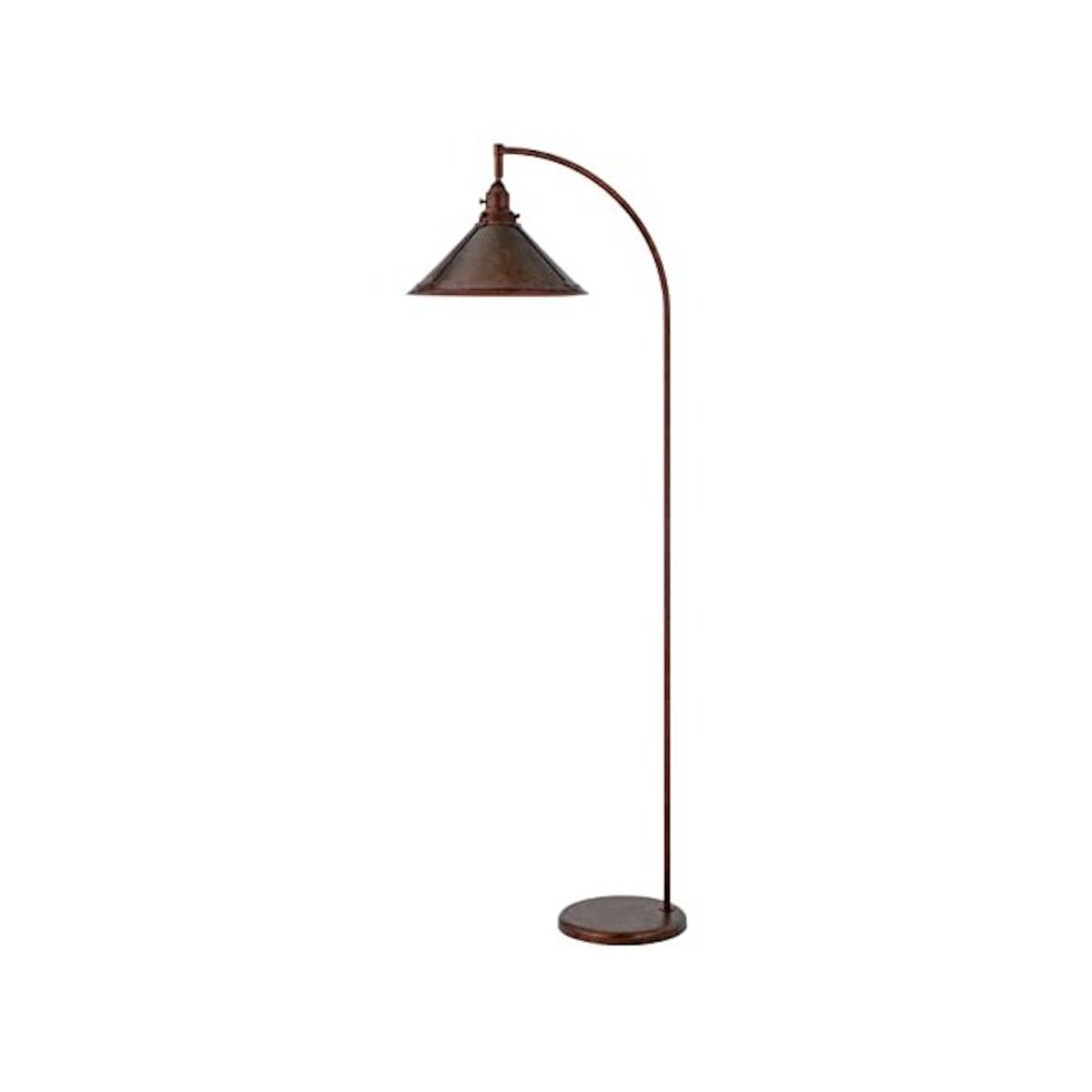 60W Downbridge Adjustable Metal Floor Lamp With Mica Shade. Picture 2