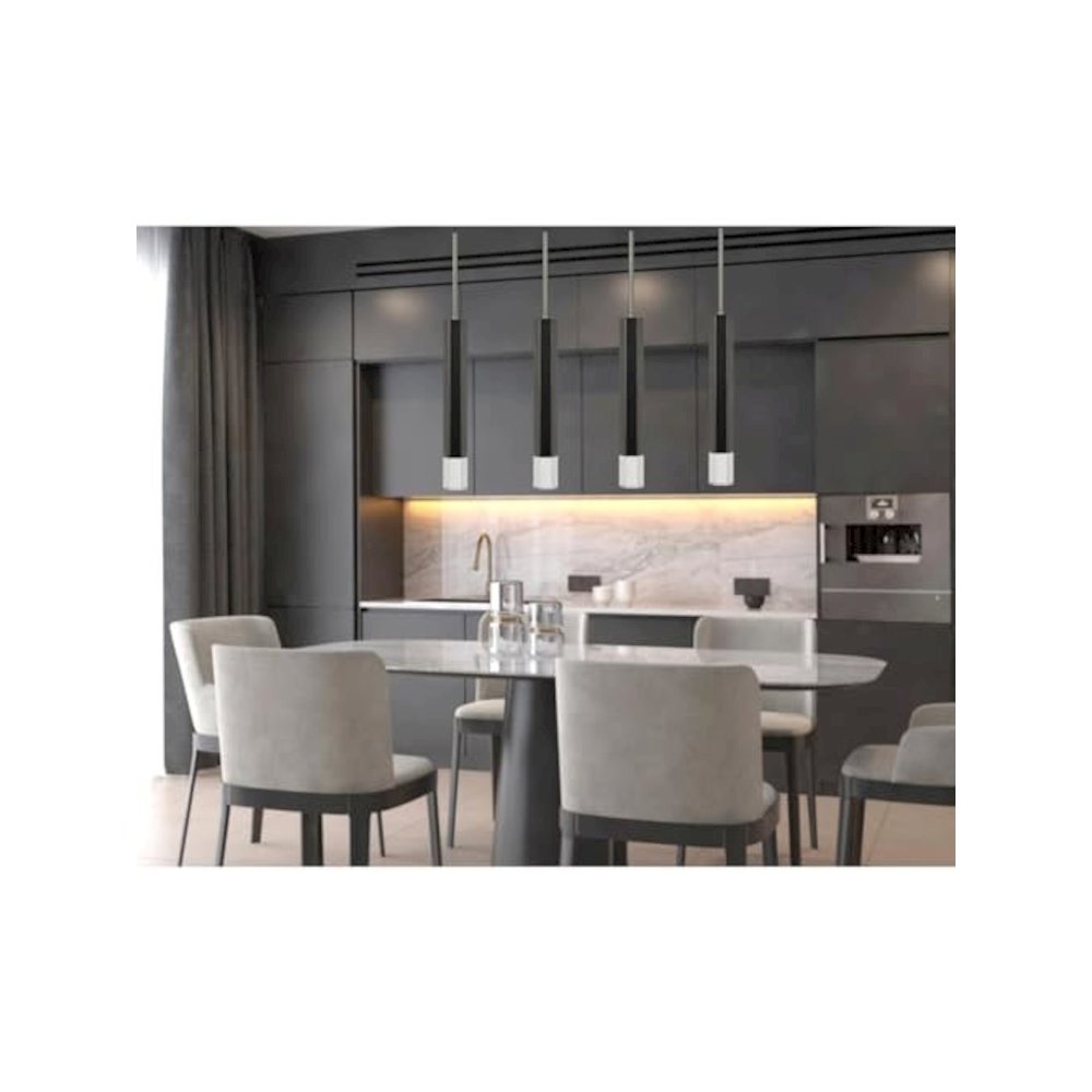 Troy Integrated Led Dimmable Hexagonaluminum Casted 1 Light Pendant. Picture 3