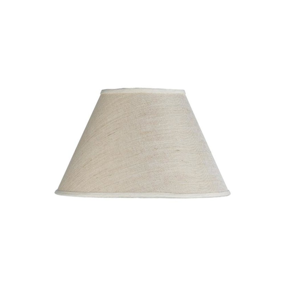 Round Linen Shade. Picture 1