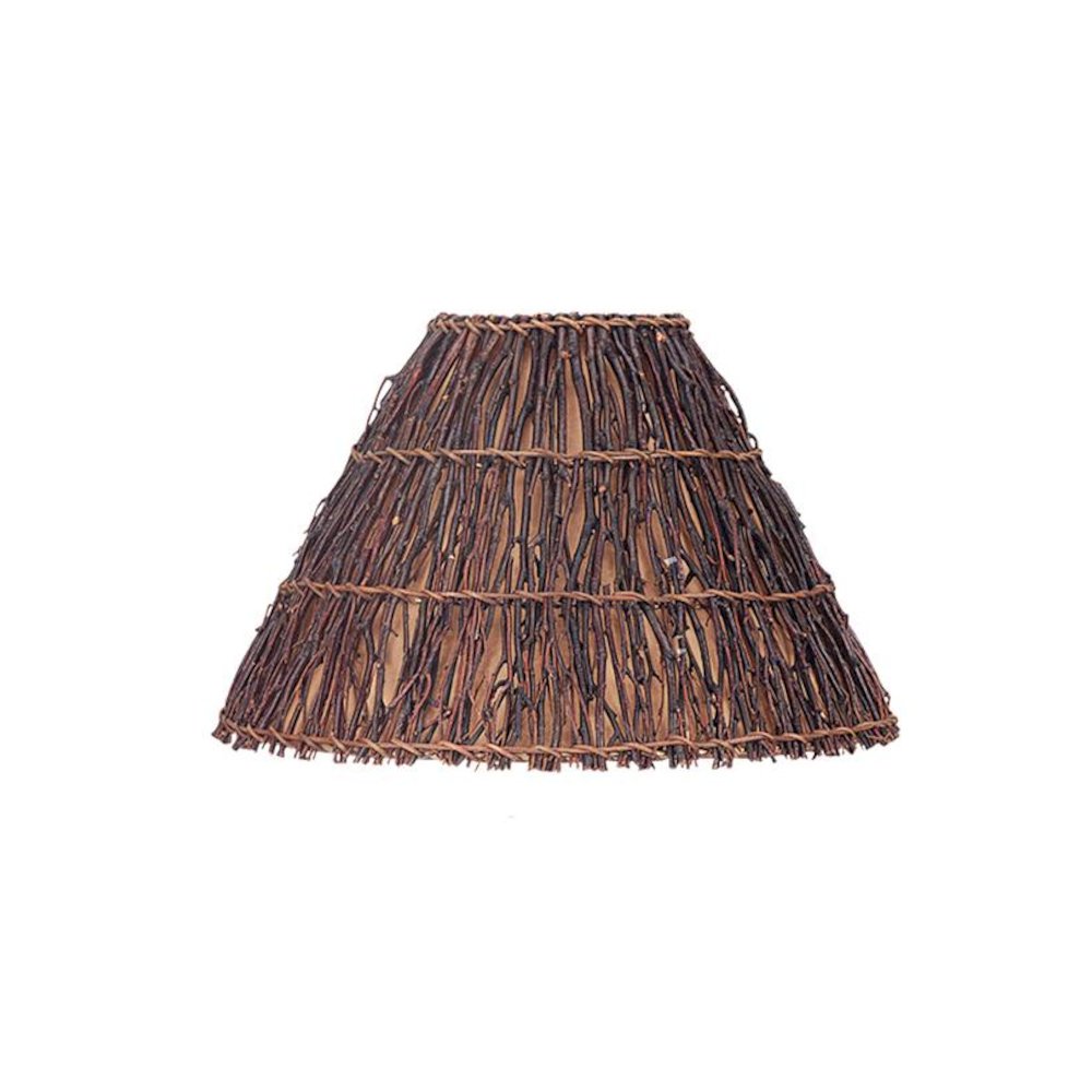 Round Hard Back Twig Shade. Picture 1