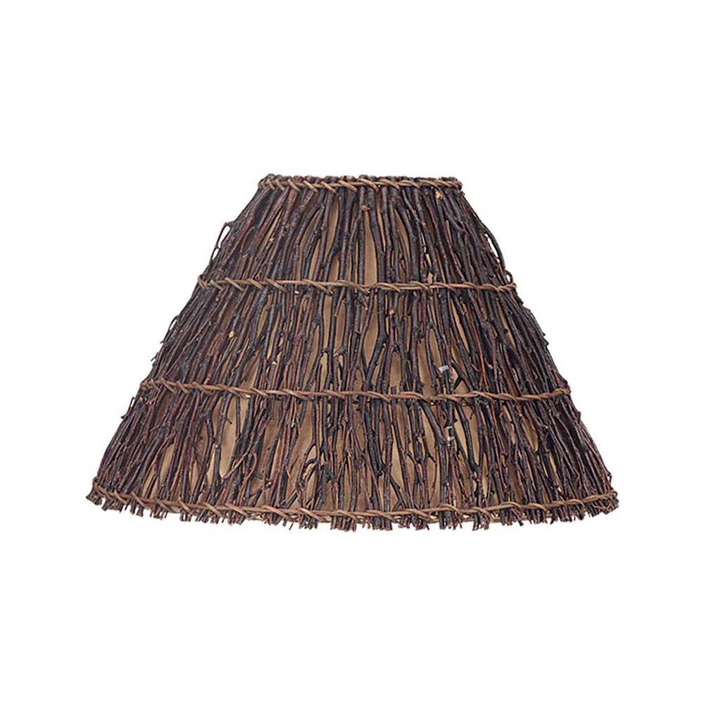 Round Hard Back Twig Shade. Picture 2