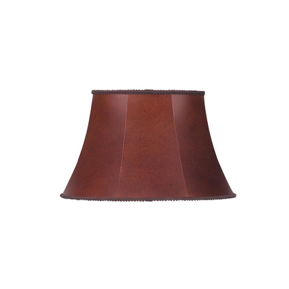 Oval Leatherette Shade. Picture 1