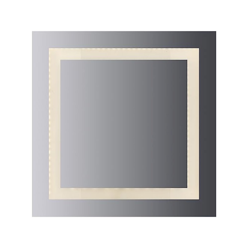LED Lighted Mirror inset Style Frosted Glass. 36"H X 36"W. CRI: 80. Picture 2