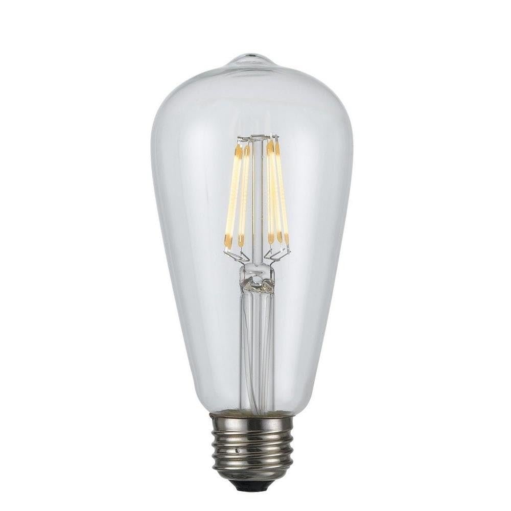 Edison Led Bulb, 6W,22K, E26 Socket Base. Picture 1