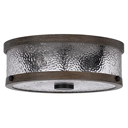 60W X 3 Mateo Metal/Glass Semi Flush Mount Fixture. Picture 4