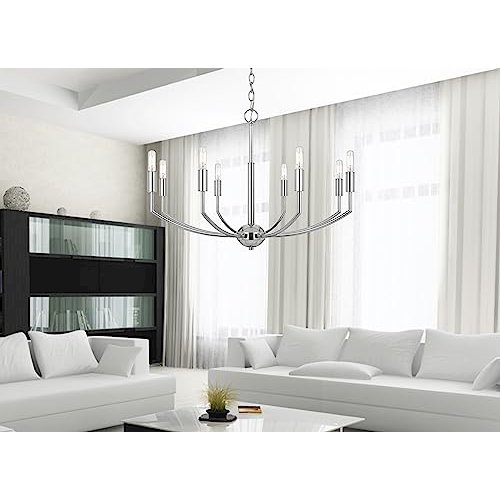 Maxton 60W X 8 Metal Chandelier. Picture 5