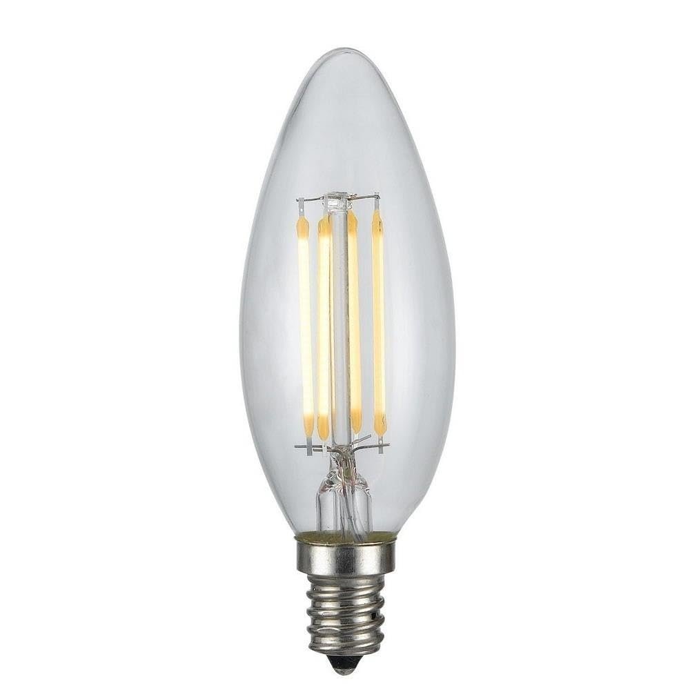 Led Edison Bulb, 4W, 22K, E12 Socket Base. Picture 1