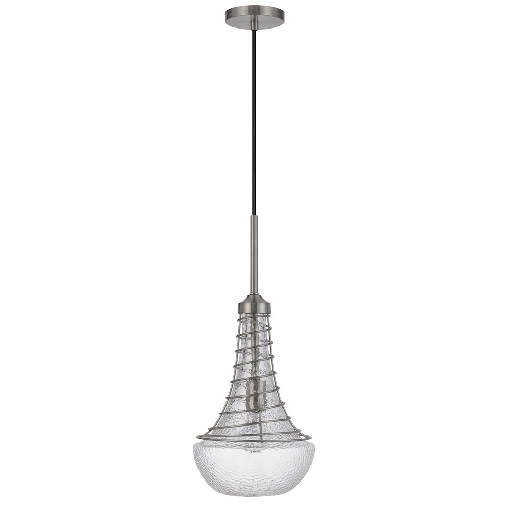 60W Baraboo Metal/Glass Mini Pendant. Picture 4