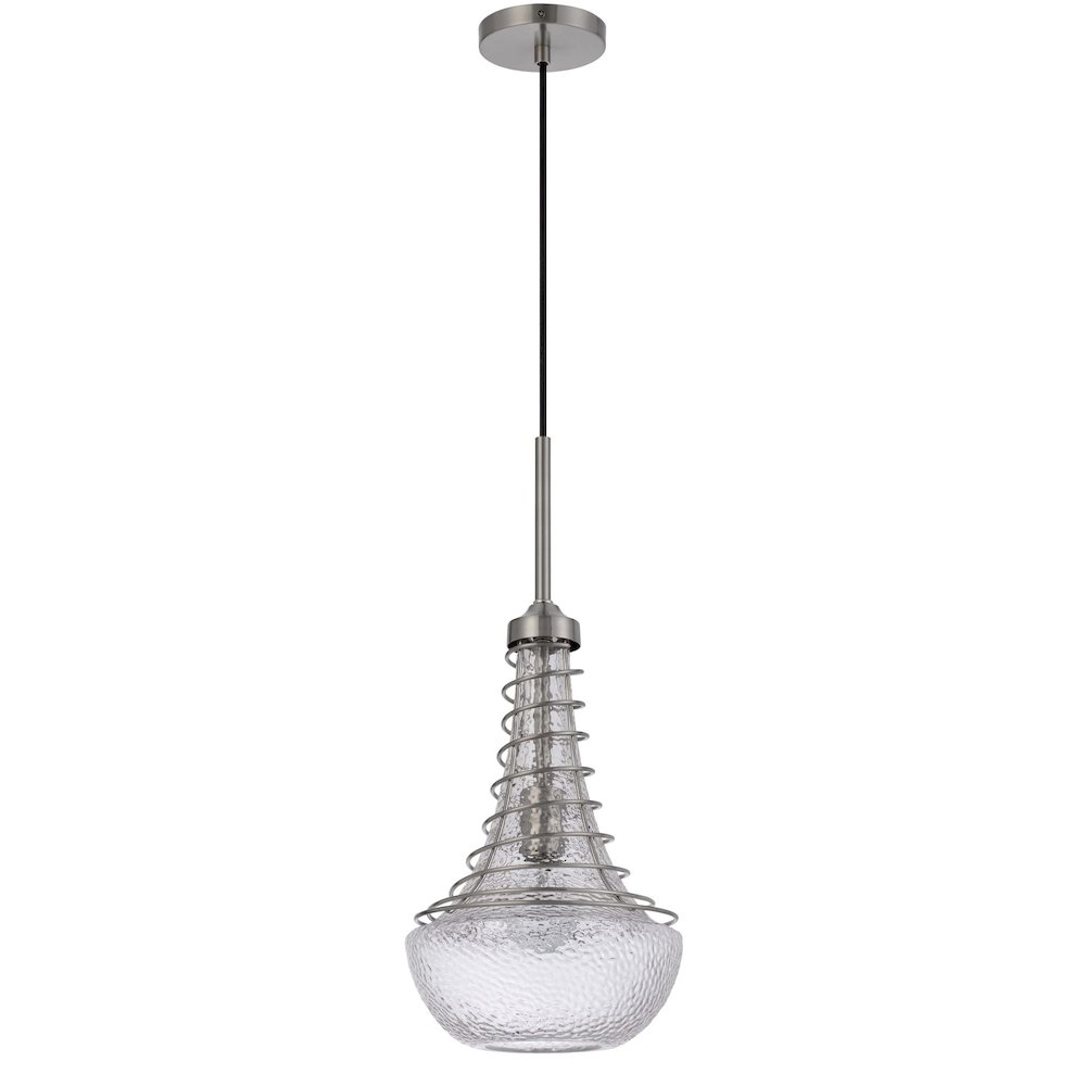 60W Baraboo Metal/Glass Mini Pendant. Picture 3