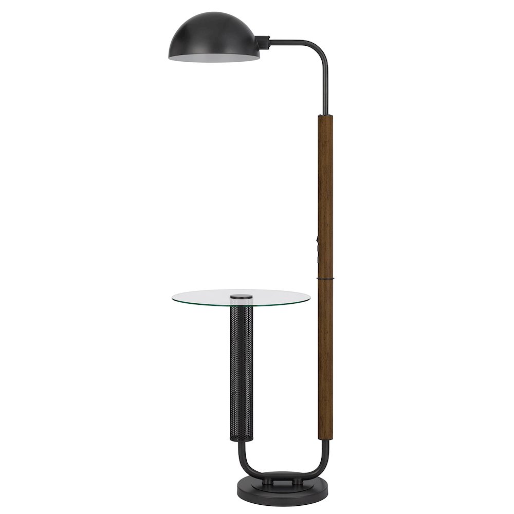100W Keyser Metal Floor Lamp. Picture 1