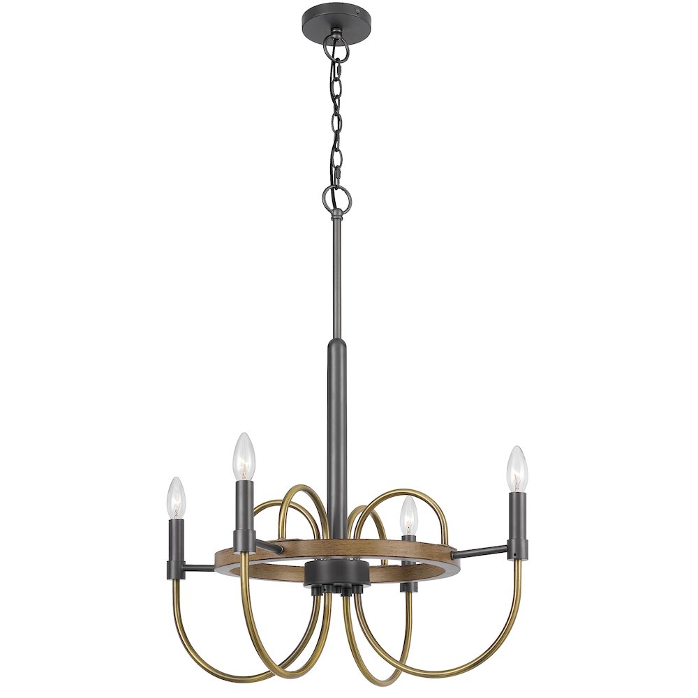 Seagrove 60W X 4 Metal Chandelier. Picture 2