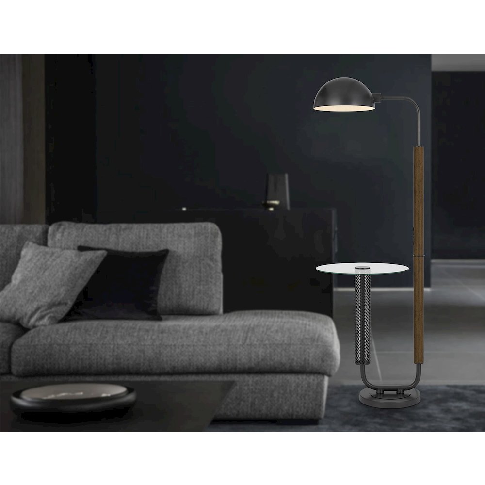 100W Keyser Metal Floor Lamp. Picture 5