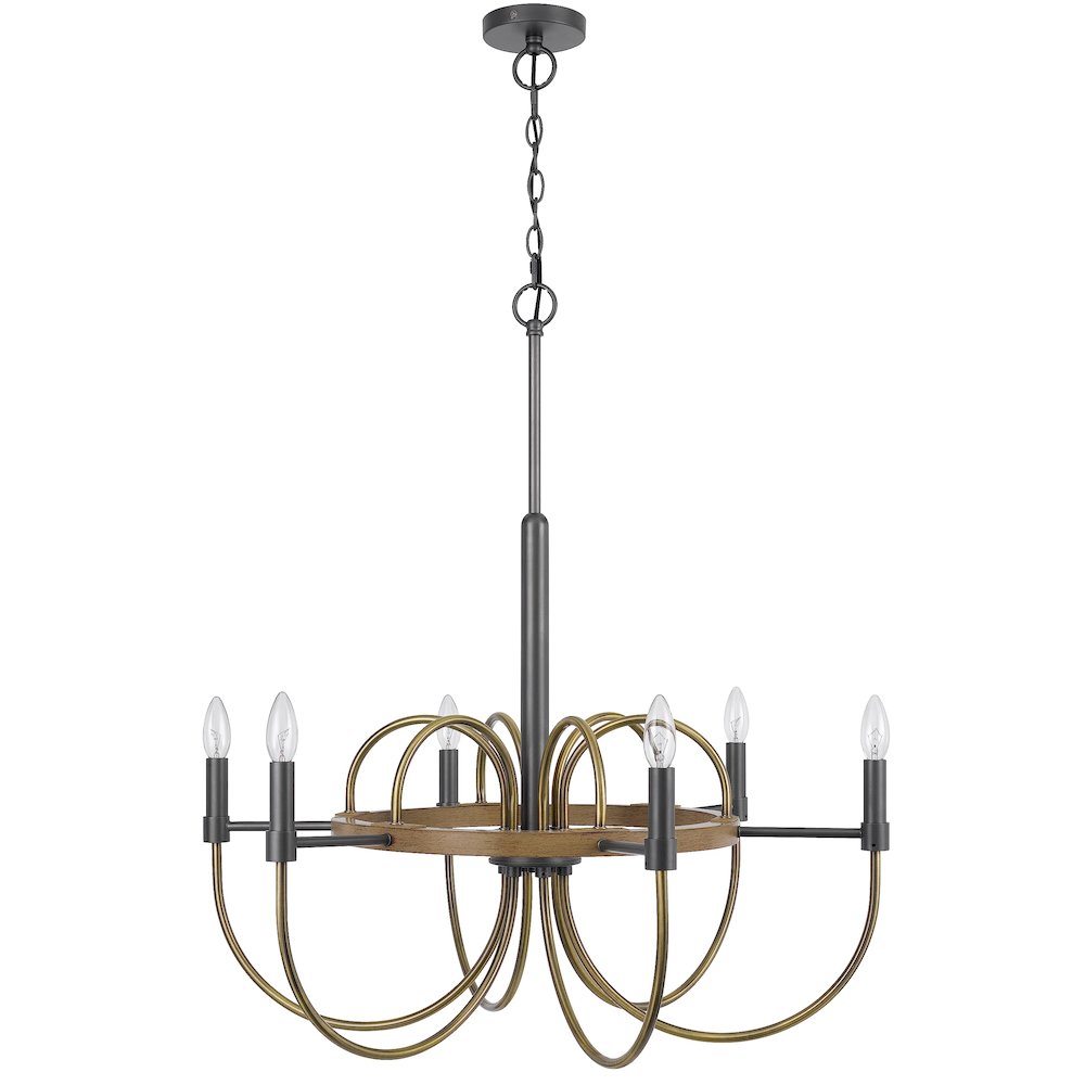 Seagrove 60W X 6 Metal Chandelier. Picture 5