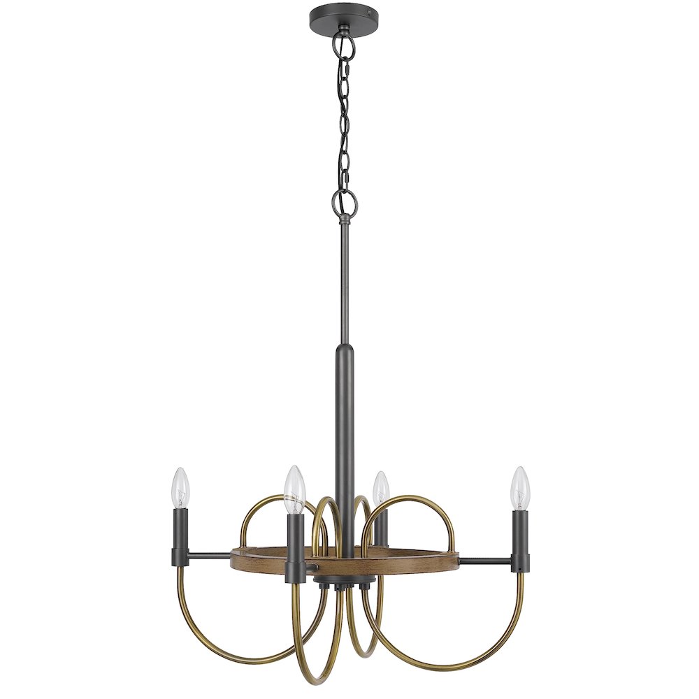 Seagrove 60W X 4 Metal Chandelier. Picture 3