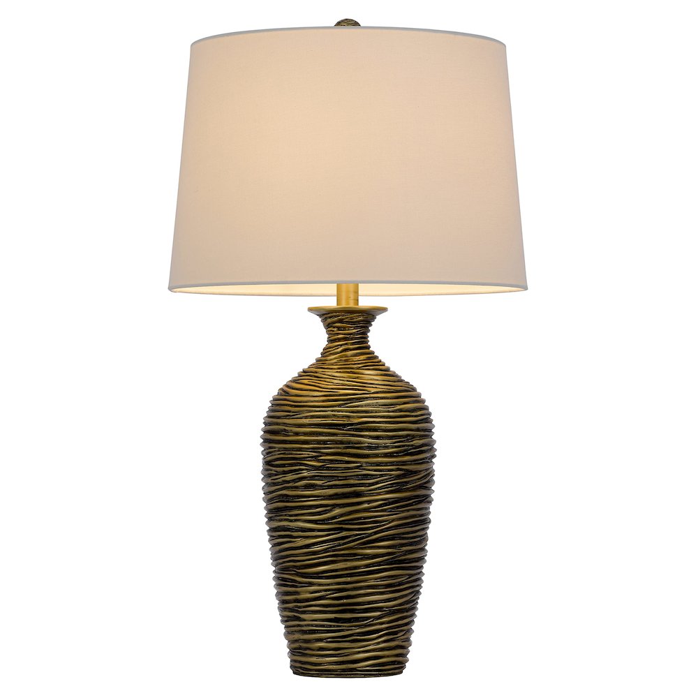 150W 3 Way Aurora Resin Table Lamp. Picture 3