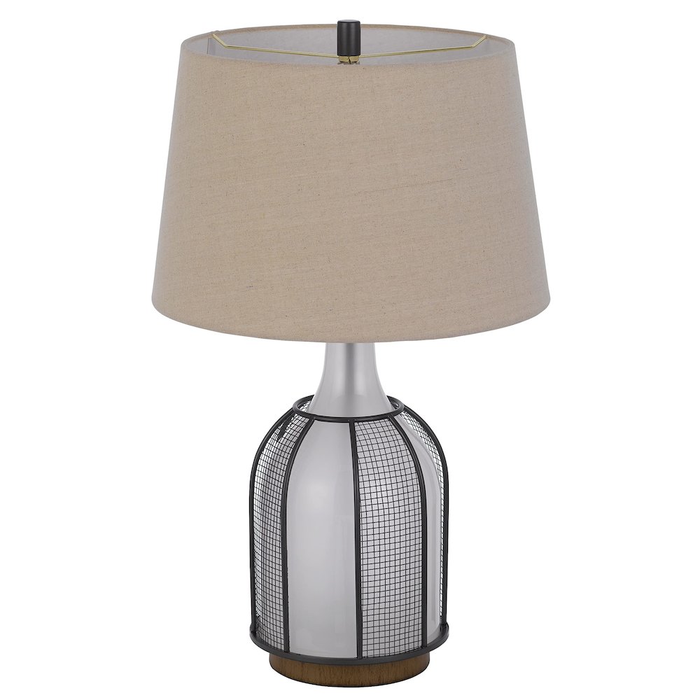 100W Morgan Glass Table Lamp. Picture 3