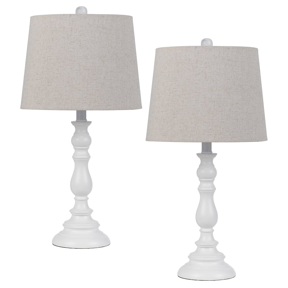 60W Chester Resin Table Lamp. Picture 1