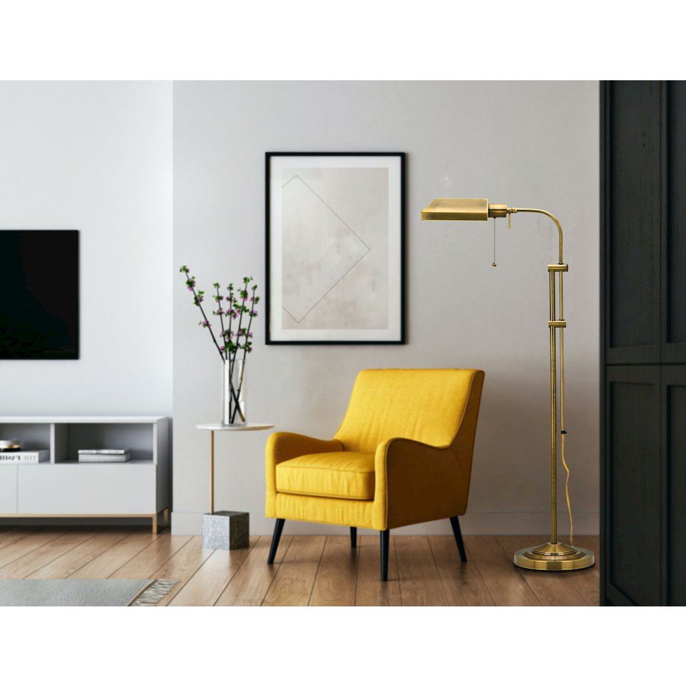 100W Pharmacy Floor Lamp W/Adjust Pole. Picture 2