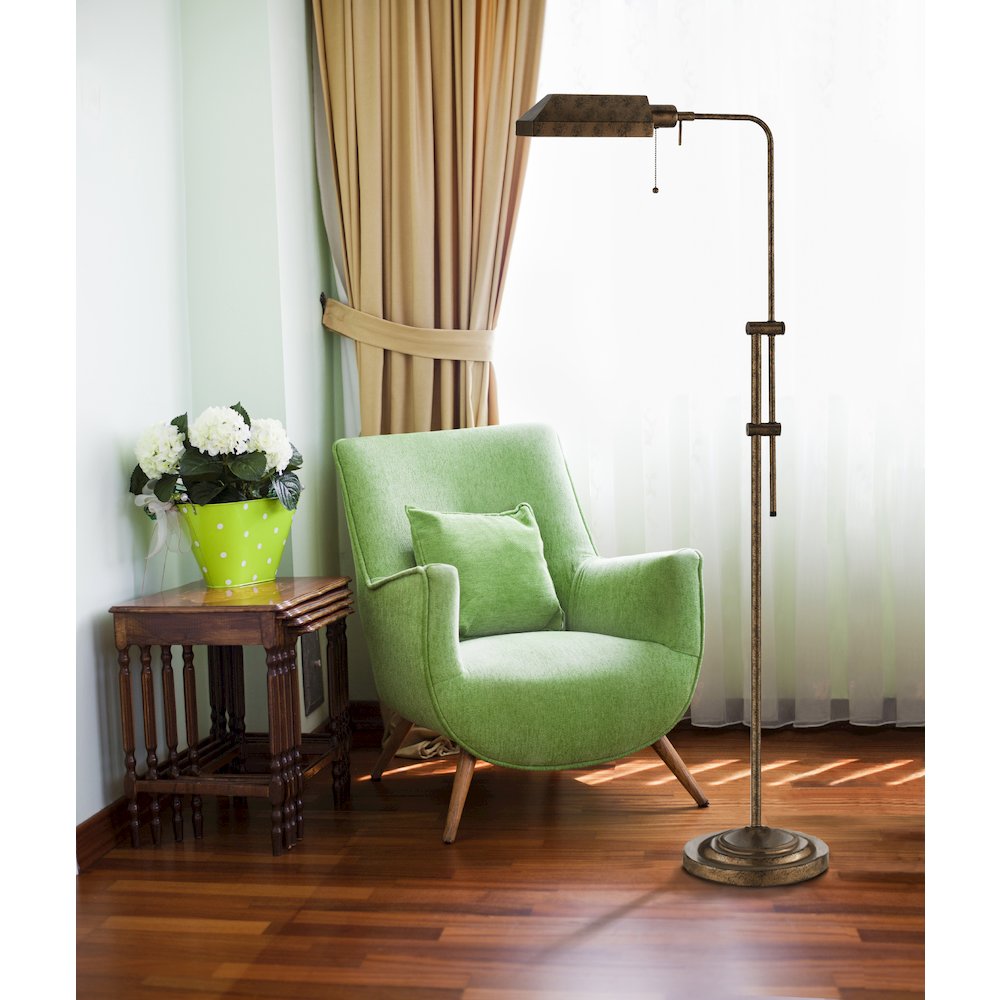 100W Pharmacy Floor Lamp W/Adjust Pole. Picture 2