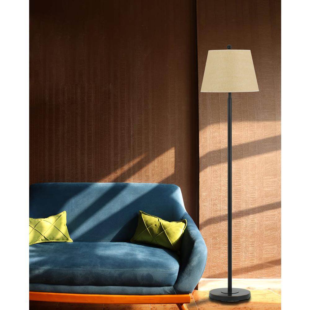 150W 3Way Andros Metal Floor Lamp. Picture 3