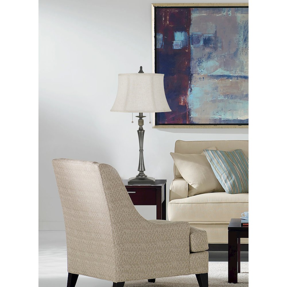 60W X 2 Madison Table Lamp. Picture 4