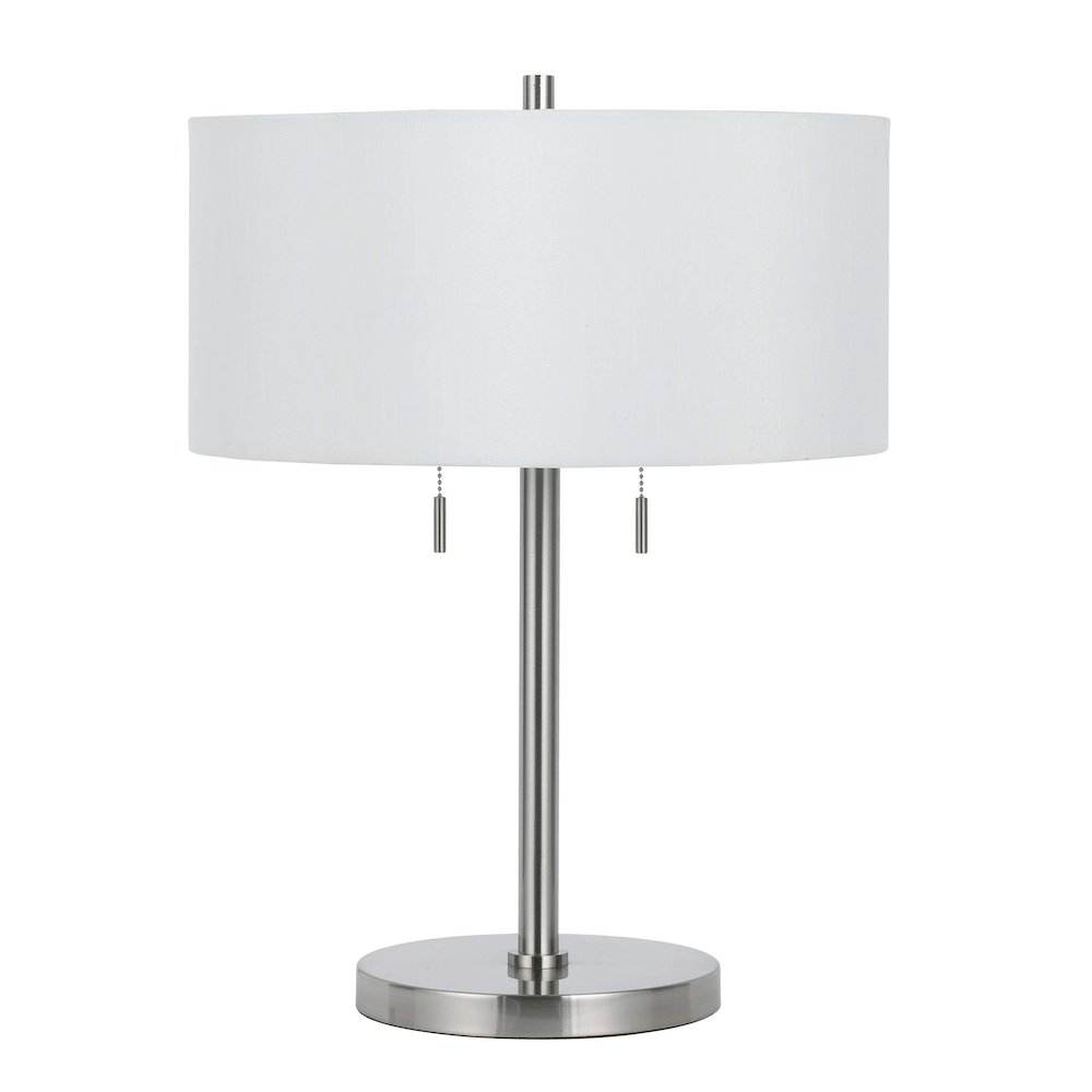 60W X 2 Calais Metal Table Lamp. Picture 1