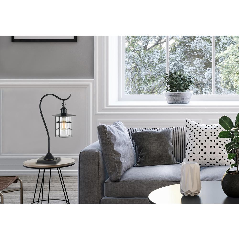 60W Silverton Desk Lamp (Edison Bulb Included). Picture 2