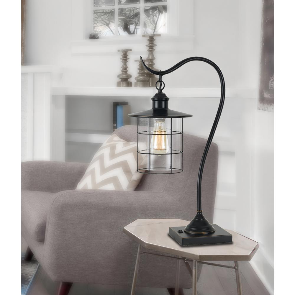 60W Silverton Desk Lamp (Edison Bulb Included). Picture 3