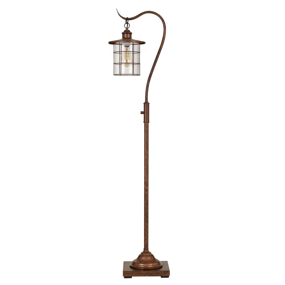 Silverton Floor Lamp With Glass Shade (Edison Bulb Included). Picture 1