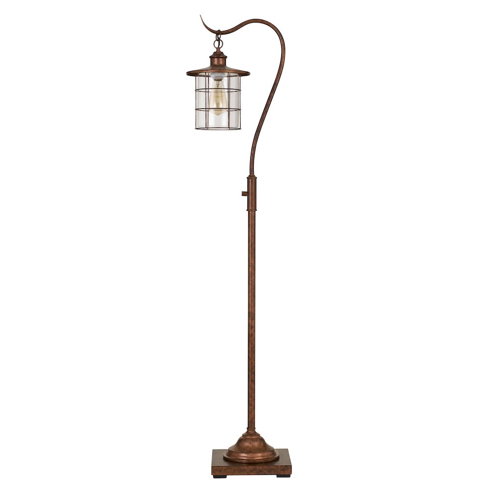 Silverton Floor Lamp With Glass Shade (Edison Bulb Included). Picture 1