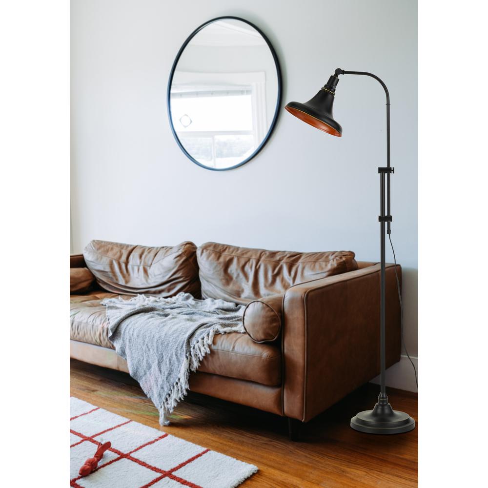 60W Taranto Metal Adjust Able Floor Lamp. Picture 1