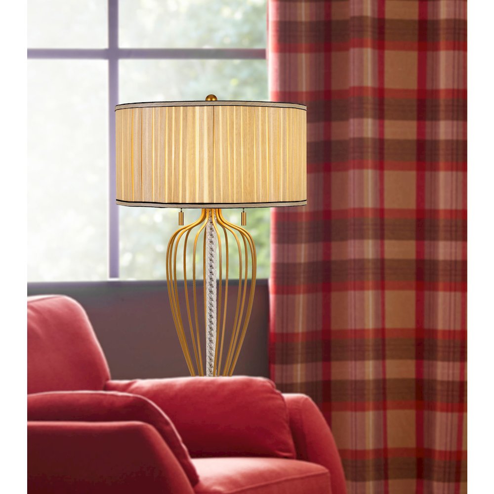 Laval 60W X 2 Metal Table Lamp. Picture 4