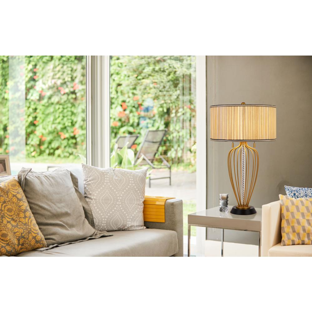 Laval 60W X 2 Metal Table Lamp. Picture 3