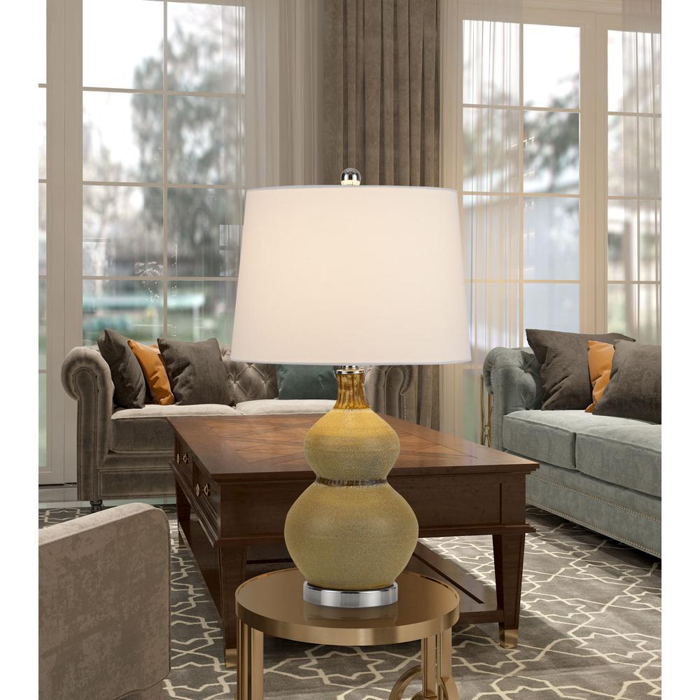 150W Sion Ceramic Table Lamp With Taper Drum Linen Hardback Shade (Priced And Sold As Pairs). Picture 2
