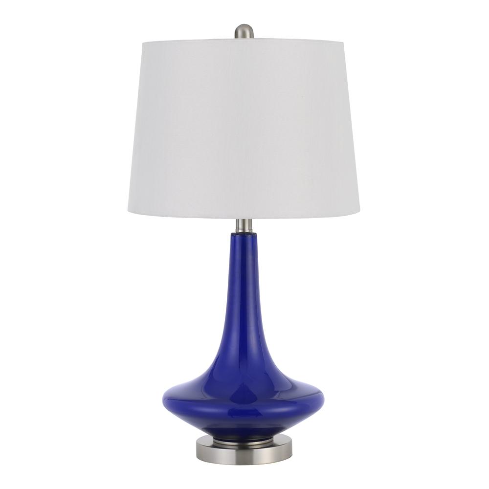 100W Kleve Glass Table Lamp. Picture 1