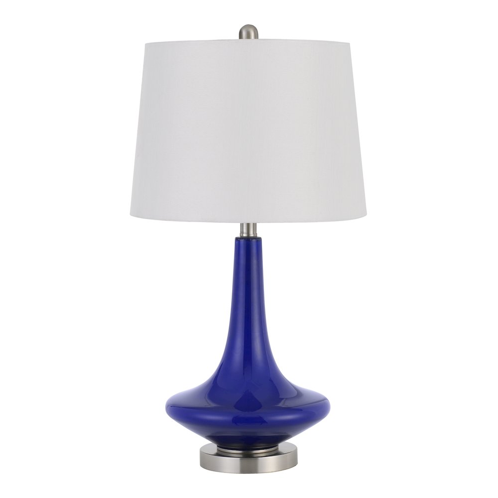 100W Kleve Glass Table Lamp. Picture 1
